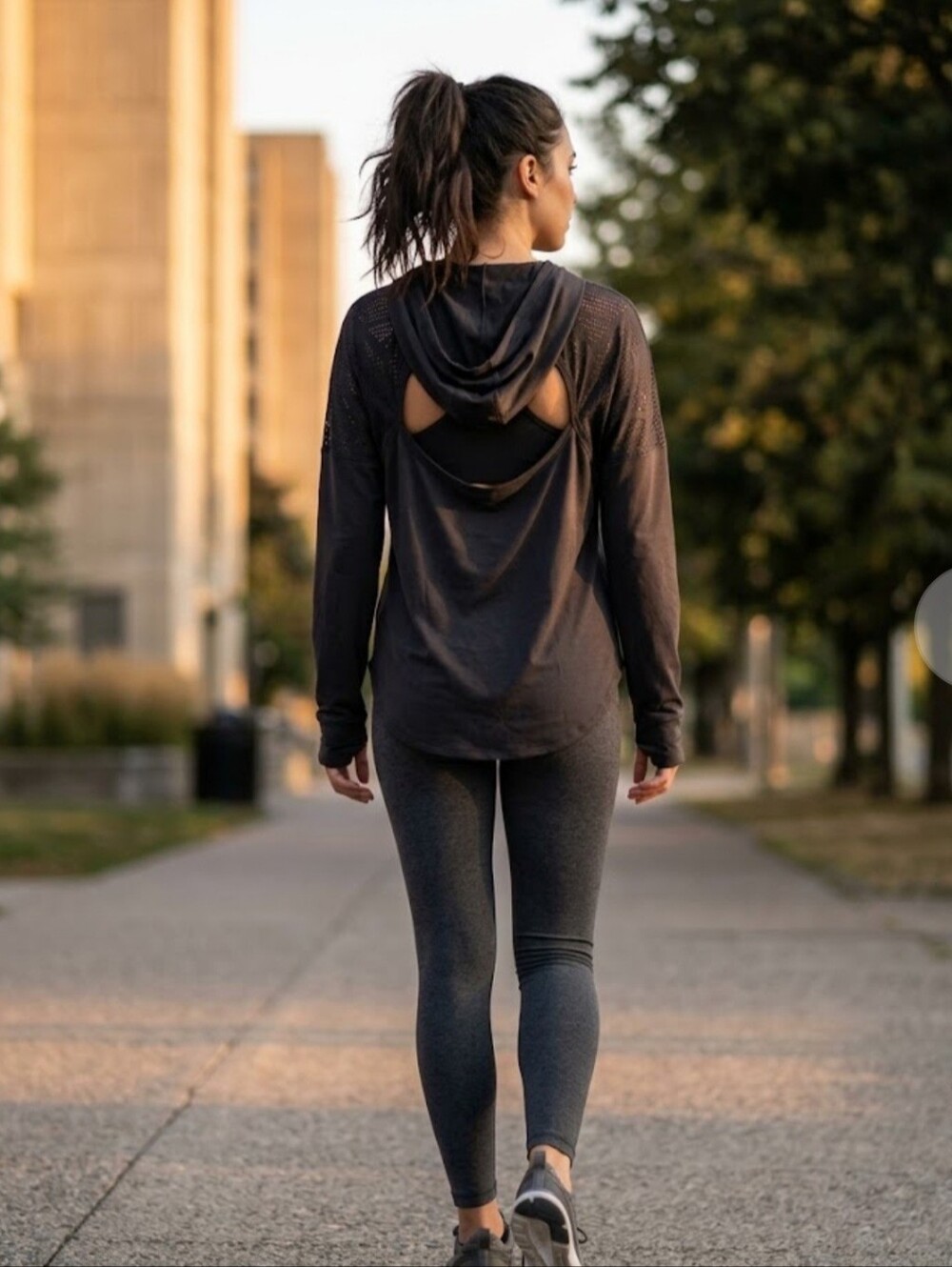 Puma Black Long-Sleeve Hooded Training Top